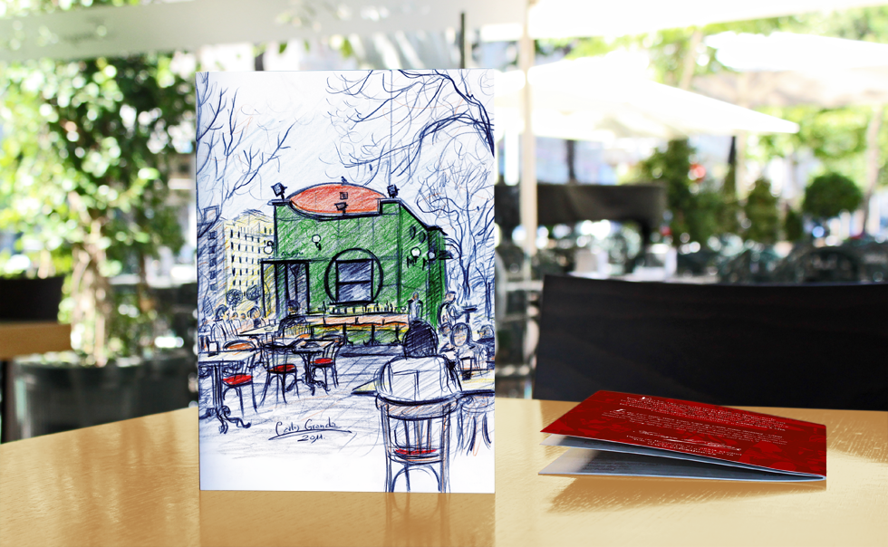 Carta Restaurante La Terraza del Gijón.