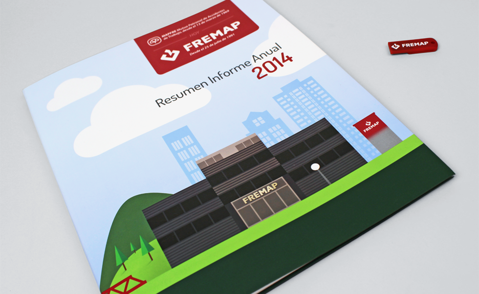 Cubierta Resumen Informe Anual 2014 Fremap