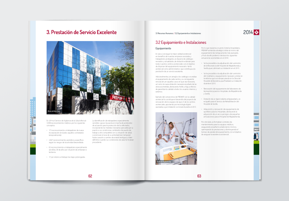 Doble página RRHH Informe Anual 2014 Fremap