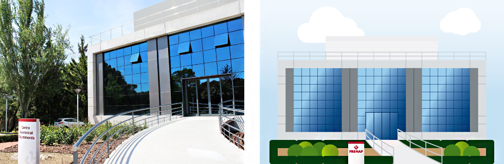 Ilustración Centro Asistencial Majadahonda Fremap