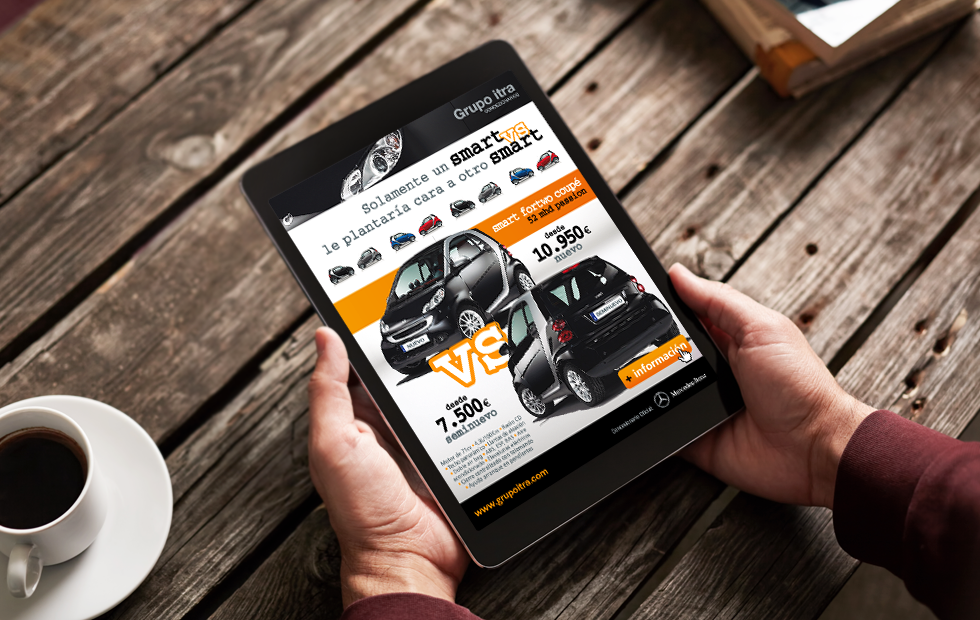 Newsletter y landing page Smart vs Smart.