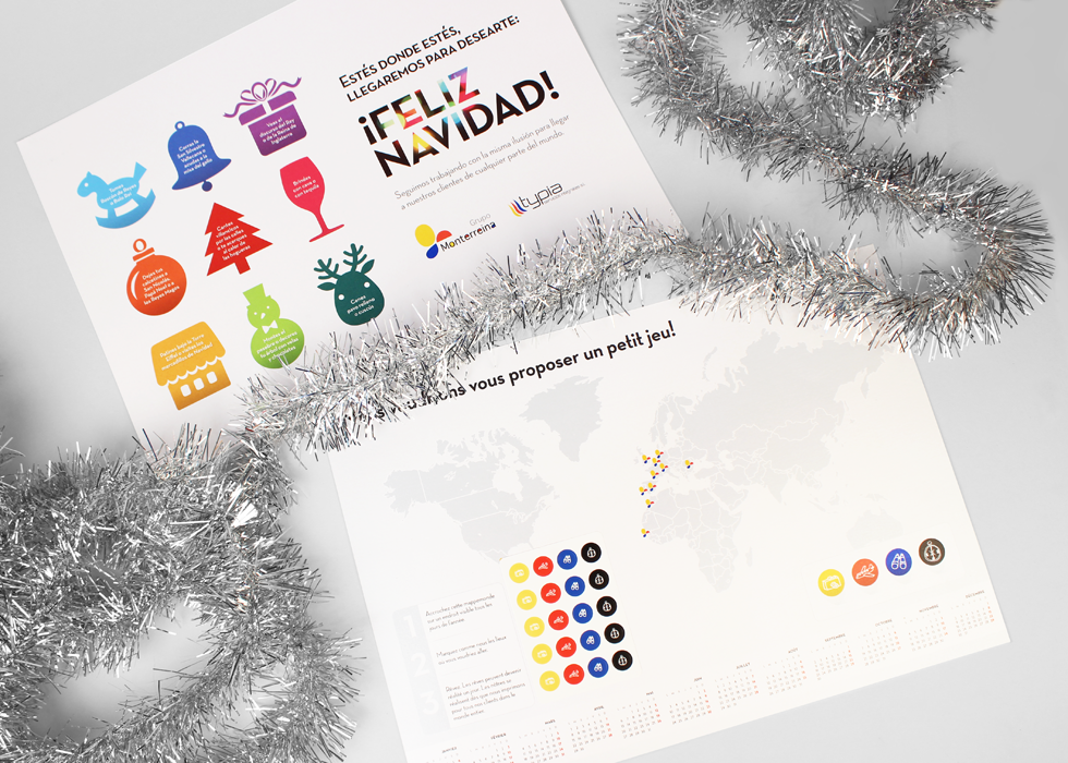 Flyer Christma con Juego para Clientes