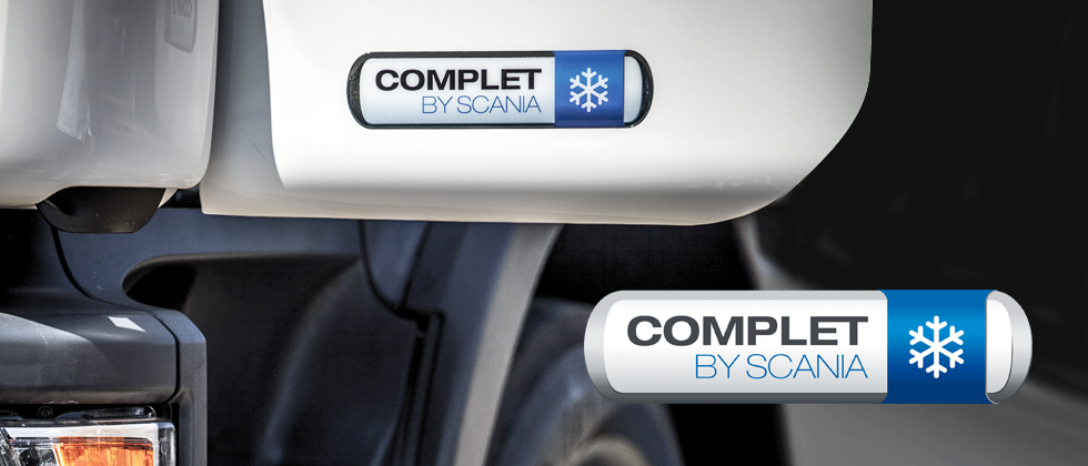 Diseño de Logosímbolo para COMPLET BY SCANIA Frío